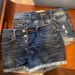 Bundle of Abercrombie Denim Shorts